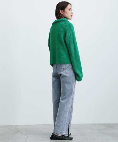select MOCA(セレクトモカ)の「2021 AW レトロニットカーディガン(カーディガン/ボレロ・レディース・ブラウン/ペールイエロー/グリーン・FREE)」の12枚目の写真