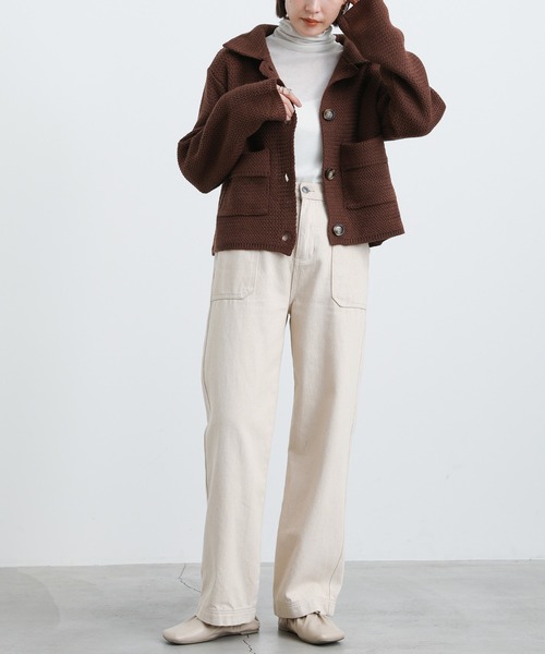 select MOCA(セレクトモカ)の「2021 AW レトロニットカーディガン(カーディガン/ボレロ・レディース・ブラウン/ペールイエロー/グリーン・FREE)」の16枚目の写真