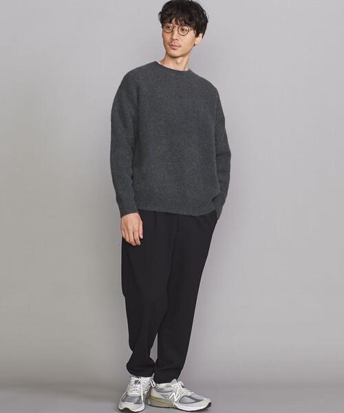 BEAUTY&YOUTH UNITED ARROWS（ビューティーアンドユースユナイテッドアローズ）の「BY エアシャギー アルパカ ニット（ニット/セーター・メンズ・オリーブ/ターコイズブルー/クリーム/ナチュラル・S/M/L/XL）」の10枚目の写真