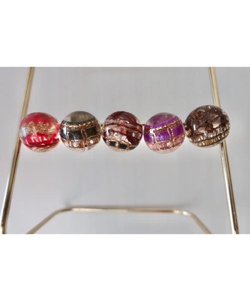 tone(トーン)の「【hazeleyes】storyseries ヴィンテージレジンピアス(MA)(ピアス(両耳用)・レディース・ダークグリーン/パープル/ブラウン/レッド/チェリーレッド/パープル系1/グリーン/シルバー・FREE)」の21枚目の写真