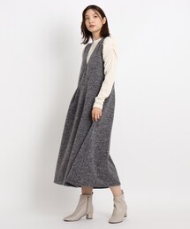 grove | ◆【S-3L】カットツィードジャンドレセット(ワンピース)