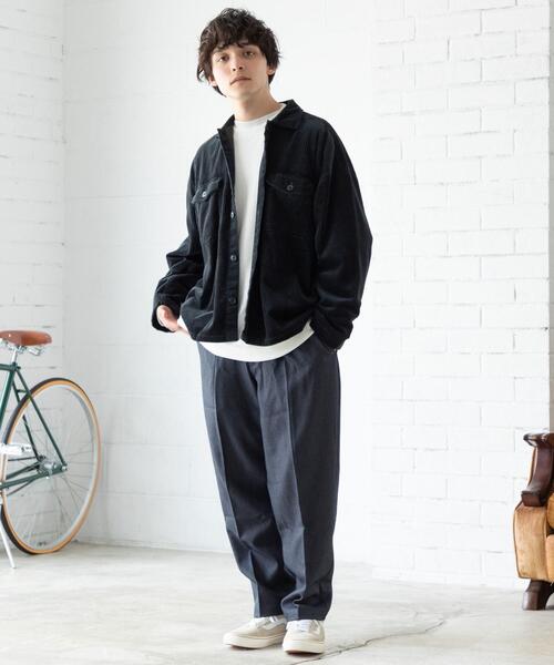 coen(コーエン)の「起毛カルゼタックイージーテーパードパンツ(その他パンツ・メンズ・ベージュ/ダークグレー・SMALL/MEDIUM/LARGE/X-LARGE)」の5枚目の写真