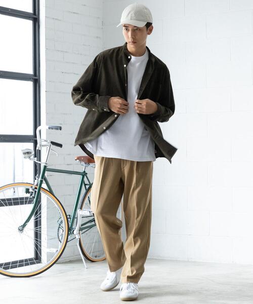 coen(コーエン)の「起毛カルゼタックイージーテーパードパンツ(その他パンツ・メンズ・ベージュ/ダークグレー・SMALL/MEDIUM/LARGE/X-LARGE)」の8枚目の写真