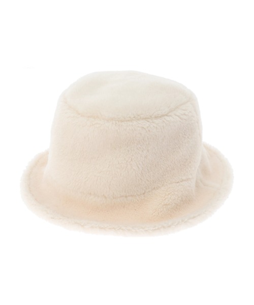 Green　Parks（グリーンパークス）の「・ムートンリバーシブルハット＊（ハット・レディース・ブラック/アイボリー/カーキ・FREE）」の17枚目の写真