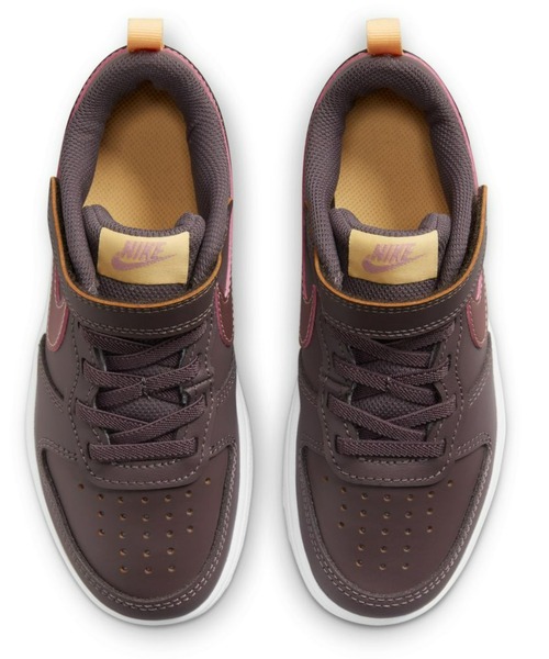 NIKE（ナイキ）の「NIKE/ナイキ COURT BOROUGH LOW コートバーロウ　ゴムひも ベルクロ BQ5451（スニーカー・キッズ・ブラック×グレー/グレー×ピンク/ホワイト×ネイビー/ホワイト×ホワイト・17.0cm/18.0cm/19.0cm/20.0cm/22.0cm/21.0cm）」の15枚目の写真