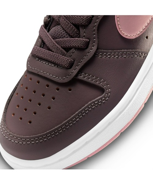 NIKE（ナイキ）の「NIKE/ナイキ COURT BOROUGH LOW コートバーロウ　ゴムひも ベルクロ BQ5451（スニーカー・キッズ・ブラック×グレー/グレー×ピンク/ホワイト×ネイビー/ホワイト×ホワイト・17.0cm/18.0cm/19.0cm/20.0cm/22.0cm/21.0cm）」の16枚目の写真