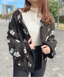 フラワージャガード２WAYカーディガン【ZOZOTOWN限定アイテム】