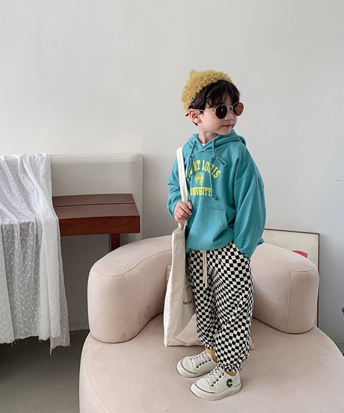aimoha(アイモハ)の「【aimoha-KIDS-】【新作】 子供服 アメカジ英字プリントビッグシルエットプルオーバー(パーカー・キッズ・ブラック/グレー/ブルー・120/110/130/140/100/90/80)」の21枚目の写真