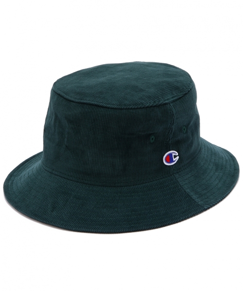 green label relaxing（グリーンレーベルリラクシング）の「[チャンピオン] CＨAMPION CORDUROYバケットハット ◆（ハット・メンズ・ホワイト/ブラック/ダークグリーン/ネイビー・フリー）」の4枚目の写真