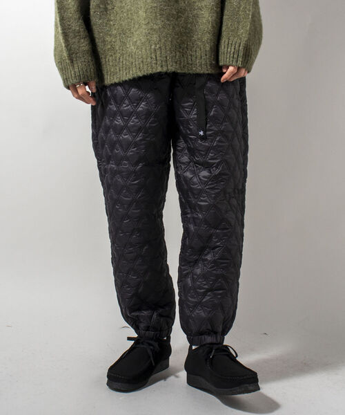 GLOSTER(グロスター)の「【GLOSTER/グロスター】PUFFER WARM PANTS 中綿イージーパンツ(その他パンツ・メンズ・ブラック/オフホワイト/オリーブ・MEDIUM/LARGE)」の1枚目の写真