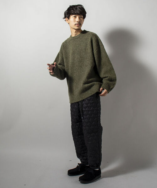 GLOSTER(グロスター)の「【GLOSTER/グロスター】PUFFER WARM PANTS 中綿イージーパンツ(その他パンツ・メンズ・ブラック/オフホワイト/オリーブ・MEDIUM/LARGE)」の17枚目の写真