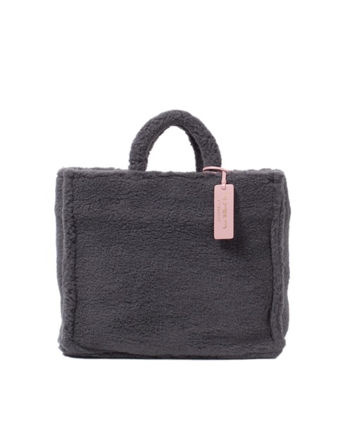 COCCINELLE(コチネレ)の「《COCCINELLE/コチネレ》ECO SHEARING(トートバッグ・レディース・ブルー系その他/バーガンディー・FREE)」の2枚目の写真