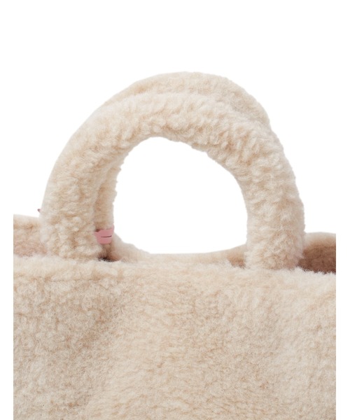 COCCINELLE(コチネレ)の「《COCCINELLE/コチネレ》ECO SHEARING(トートバッグ・レディース・ブルー系その他/バーガンディー・FREE)」の7枚目の写真
