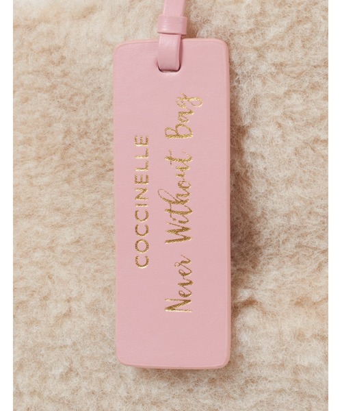 COCCINELLE(コチネレ)の「《COCCINELLE/コチネレ》ECO SHEARING(トートバッグ・レディース・ブルー系その他/バーガンディー・FREE)」の3枚目の写真