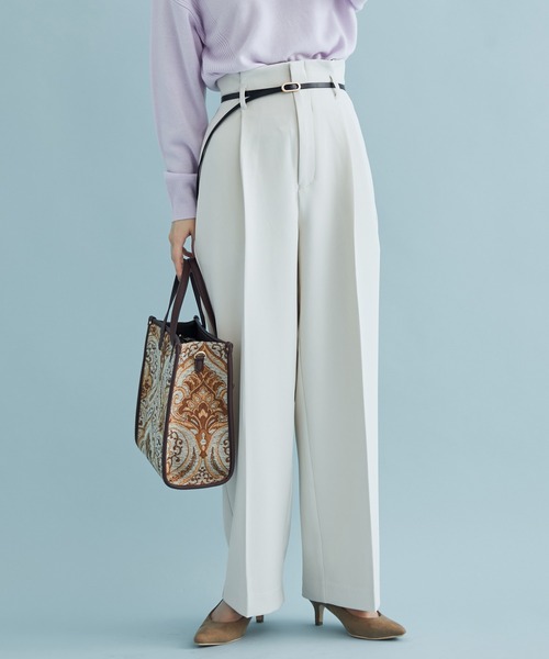 Easy Care カラーワイドパンツ スラックス Vis ビス のファッション通販 Zozotown Easy Care カラーワイドパンツ スラックス Vis ビス のファッション通販 Zozotown