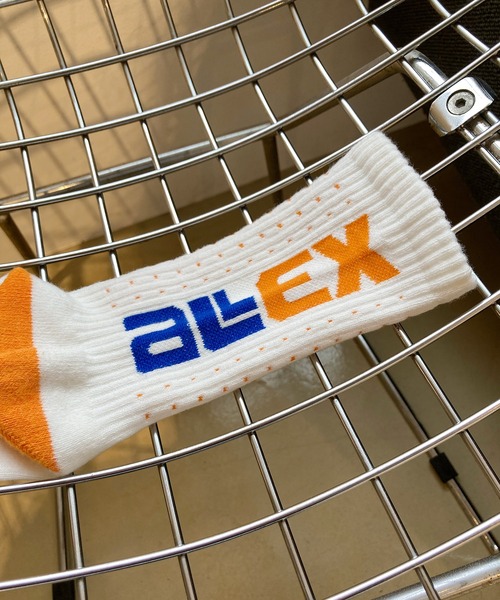 AlexanderLeeChang（アレキサンダーリーチャン）の「AlexanderLeeChang アレキサンダーリーチャン / ELECT SOCKS エレクトグラフィックソックス 靴下 / AC052203（ソックス/靴下・メンズ・ホワイト/イエロー系その他/ブラック・FREE）」の6枚目の写真