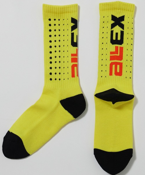 AlexanderLeeChang（アレキサンダーリーチャン）の「AlexanderLeeChang アレキサンダーリーチャン / ELECT SOCKS エレクトグラフィックソックス 靴下 / AC052203（ソックス/靴下・メンズ・ホワイト/イエロー系その他/ブラック・FREE）」の20枚目の写真