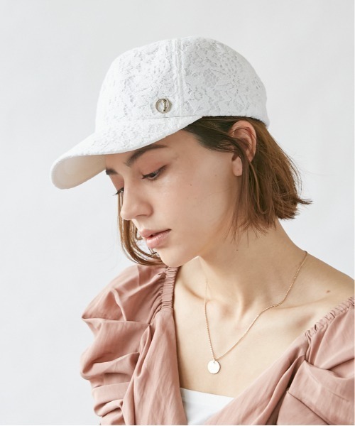 Chapeau d' O Flower Lace Denim Beret（Chapeau d' O