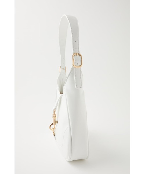 MOUSSY（マウジー）の「MINI HOBO バッグ（ハンドバッグ・レディース・オフホワイト/ブラック/グリーン・FREE）」の6枚目の写真