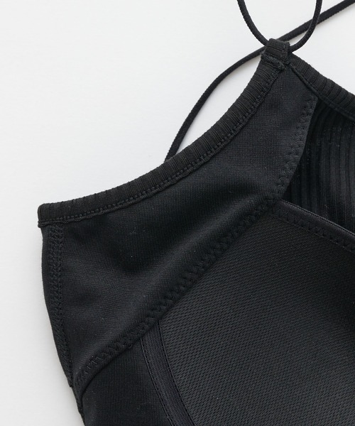 COLONY 2139（コロニートゥーワンスリーナイン）の「カップ付リブクロスバックキャミソール / バッククロスキャミソール（キャミソール・レディース・アイボリー/ブラック/モカ・SMALL/MEDIUM/LARGE）」の8枚目の写真