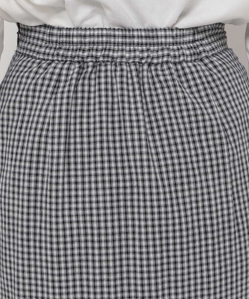 mysty woman（ミスティウーマン）の「ラッフルマーメイドスカート 273208（スカート・レディース・ブラック/ブラック系/ネイビー系・FREE）」の9枚目の写真