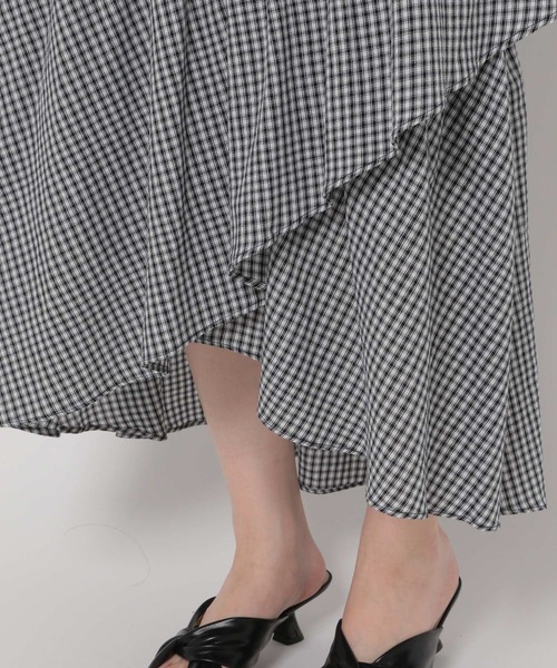 mysty woman（ミスティウーマン）の「ラッフルマーメイドスカート 273208（スカート・レディース・ブラック/ブラック系/ネイビー系・FREE）」の15枚目の写真