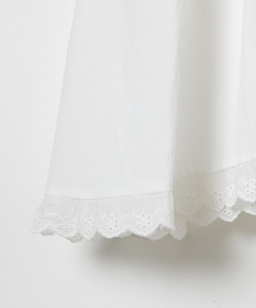 DuKKah(デュカ)の「Dukkah/【低身長向け】アシメフリルロングスカート(スカート・レディース・ホワイト/ブラック・X-SMALL)」の10枚目の写真