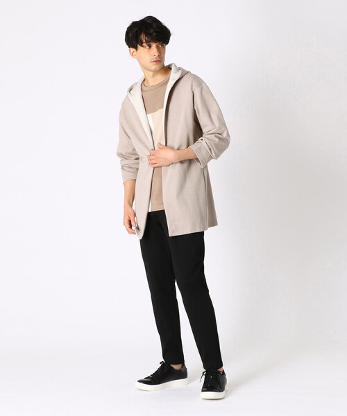 COMME CA ISM（コムサイズム）の「ダブルフェイス フード付き  