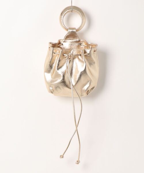 ASH（アッシュ）の「【BICE】巾着ハンドバッグ（ハンドバッグ・レディース・ゴールド/アイボリー/ブラック・ONE SIZE）」の15枚目の写真