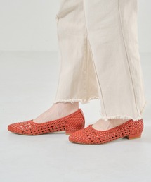 メッシュフラットパンプス/22107