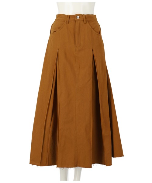 CHILLE（チル）の「インバーテッドプリーツスカート（スカート・レディース・ベージュ/キャメル・FREE）」の11枚目の写真