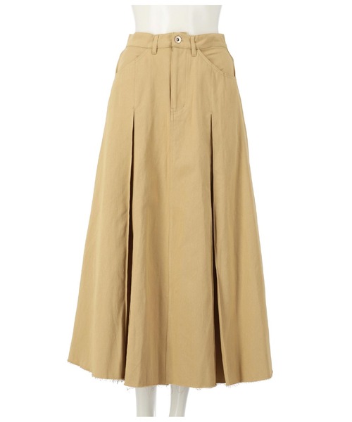 CHILLE（チル）の「インバーテッドプリーツスカート（スカート・レディース・ベージュ/キャメル・FREE）」の10枚目の写真