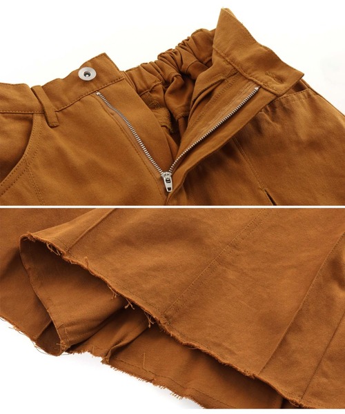 CHILLE（チル）の「インバーテッドプリーツスカート（スカート・レディース・ベージュ/キャメル・FREE）」の13枚目の写真