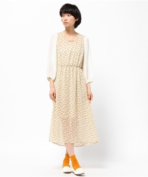 【Kastane】シフォンロングワンピース