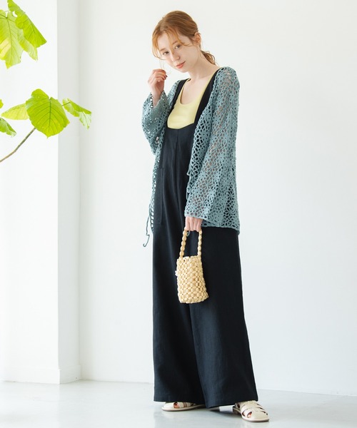 Crisp（クリスプ）の「バックオープンタンク（タンクトップ・レディース・ブラウン/オレンジ/ミント・FREE）」の4枚目の写真