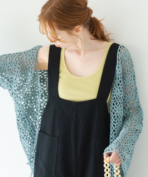 Crisp（クリスプ）の「バックオープンタンク（タンクトップ・レディース・ブラウン/オレンジ/ミント・FREE）」の5枚目の写真