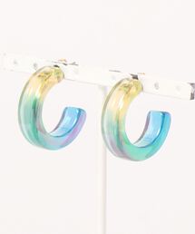 クリアカラーピアス