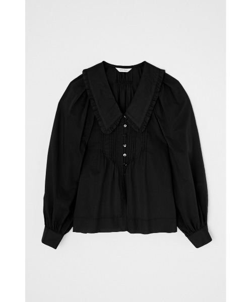 MOUSSY(マウジー)の「PIN TUCK FRILL ブラウス(シャツ/ブラウス・レディース・オフホワイト/ブラック/ライトグリーン・FREE)」の7枚目の写真