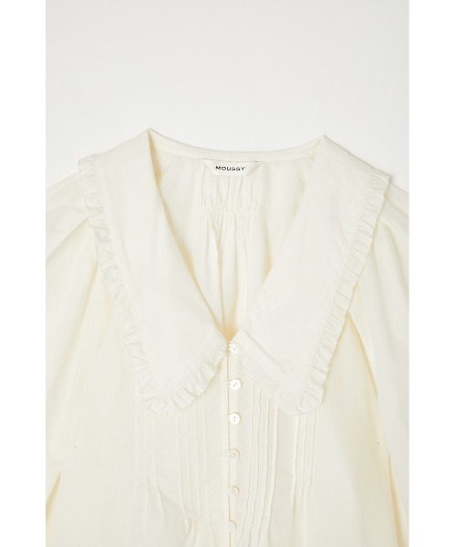 MOUSSY PIN TUCK FIT ブラウス　1(M)　WHITE セール】PIN TUCK FIT ブラウス（シャツ/ブラウス）｜MOUSSY