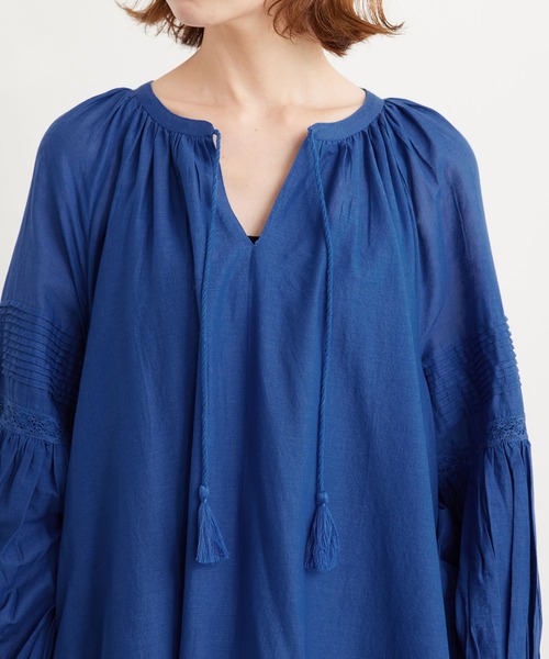 ROPE' PICNIC(ロペピクニック)の「【WEB限定】INDIAカフタンワンピース(ワンピース・レディース・ブラック/ブルー/ピンク・38)」の16枚目の写真