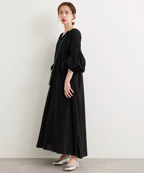 ROPE' PICNIC(ロペピクニック)の「【WEB限定】INDIAカフタンワンピース(ワンピース・レディース・ブラック/ブルー/ピンク・38)」の19枚目の写真