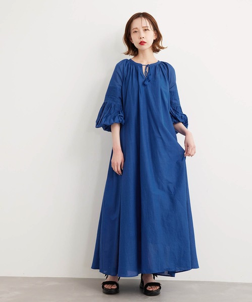 ROPE' PICNIC(ロペピクニック)の「【WEB限定】INDIAカフタンワンピース(ワンピース・レディース・ブラック/ブルー/ピンク・38)」の22枚目の写真