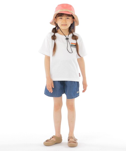 Lee（リー）の「Lee:100～140cm / コットン デニム キュロット（デニムパンツ・キッズ・ラベンダー/ブルー/ダークブルー/ネイビー・120/130/140/100/110）」の6枚目の写真