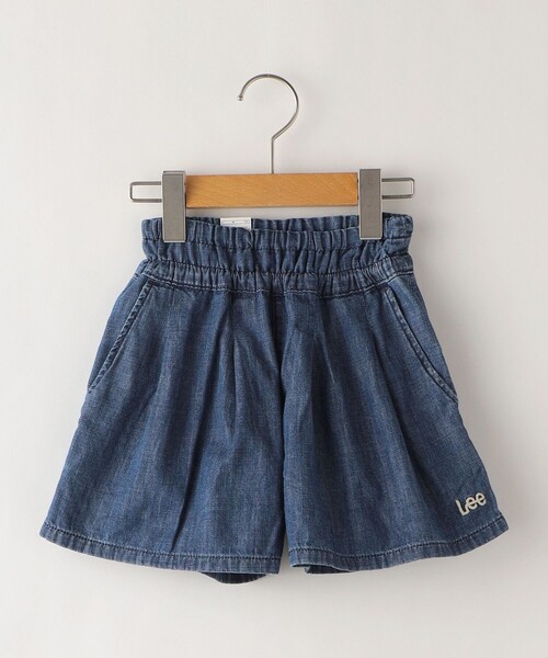 Lee（リー）の「Lee:100～140cm / コットン デニム キュロット（デニムパンツ・キッズ・ラベンダー/ブルー/ダークブルー/ネイビー・120/130/140/100/110）」の8枚目の写真