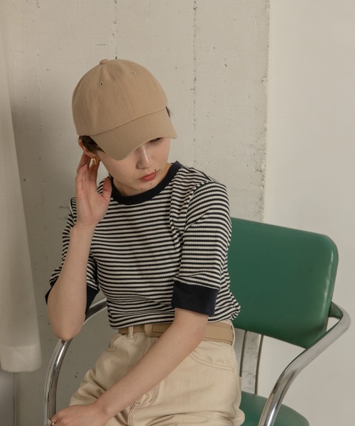 SMELLY（スメリー）の「リネンコットンキャップ（キャップ・レディース・アイボリー/ベージュ/グリーン・-）」の12枚目の写真