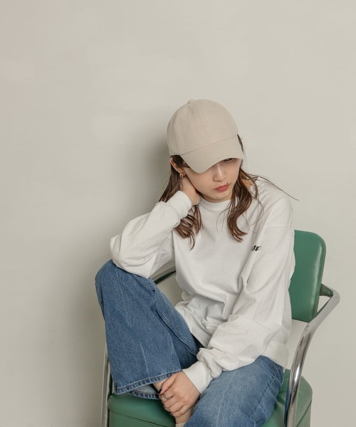 SMELLY（スメリー）の「リネンコットンキャップ（キャップ・レディース・アイボリー/ベージュ/グリーン・-）」の13枚目の写真