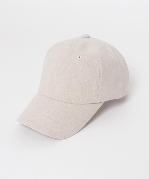 SMELLY（スメリー）の「リネンコットンキャップ（キャップ・レディース・アイボリー/ベージュ/グリーン・-）」の9枚目の写真