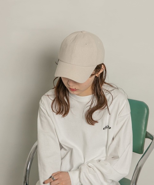 SMELLY（スメリー）の「リネンコットンキャップ（キャップ・レディース・アイボリー/ベージュ/グリーン・-）」の17枚目の写真