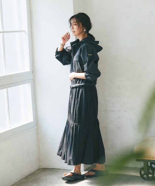 RIVE DROITE（リヴドロワ）の「綿ローンバルーンスカート（スカート・レディース・ブラック/グレー・FREE）」の16枚目の写真