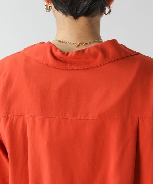 RAGEBLUE（レイジブルー）の「ショートエンブロレースタックシャツ（シャツ/ブラウス・レディース・オフホワイト/オリーブ/オレンジ・FREE）」の12枚目の写真